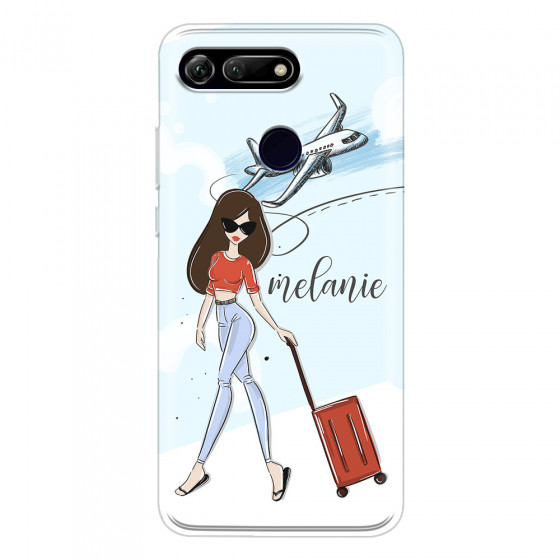 HONOR - Honor View 20 - Soft Clear Case - Travelers Duo Brunette