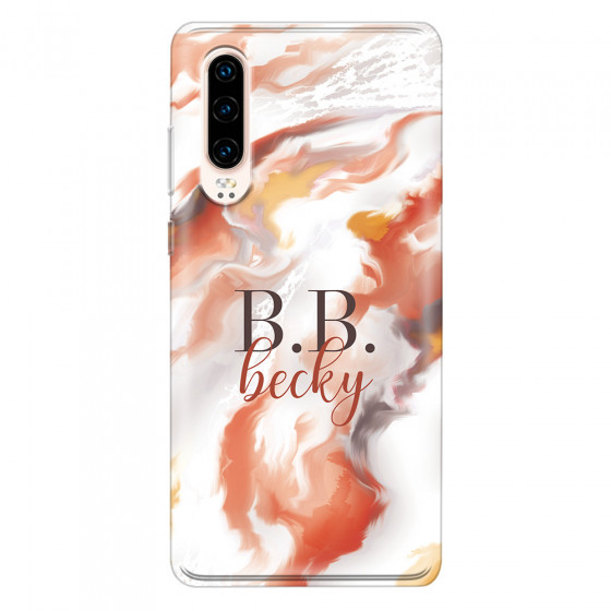 HUAWEI - P30 - Soft Clear Case - Streamflow Autumn Passion