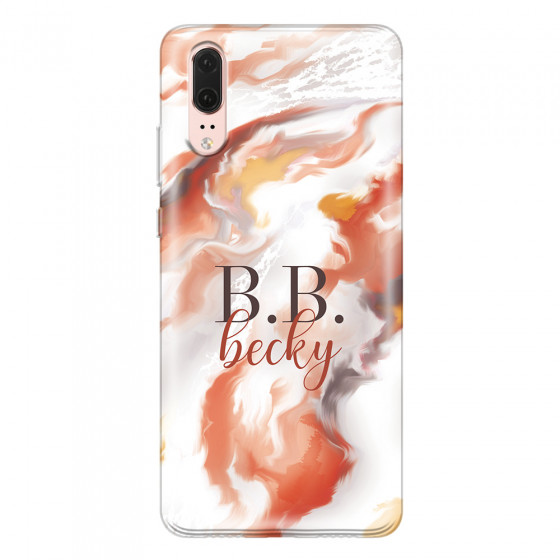 HUAWEI - P20 - Soft Clear Case - Streamflow Autumn Passion