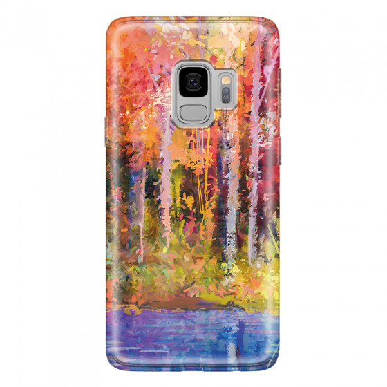 SAMSUNG - Galaxy S9 - Soft Clear Case - Autumn Silence