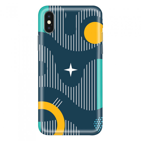 APPLE - iPhone XS - Soft Clear Case - Retro Style Series IV.