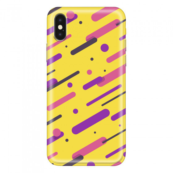 APPLE - iPhone XS - Soft Clear Case - Retro Style Series VIII.