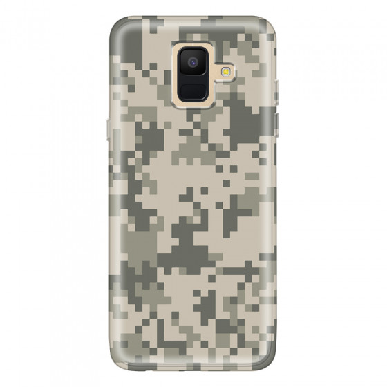 SAMSUNG - Galaxy A6 2018 - Soft Clear Case - Digital Camouflage