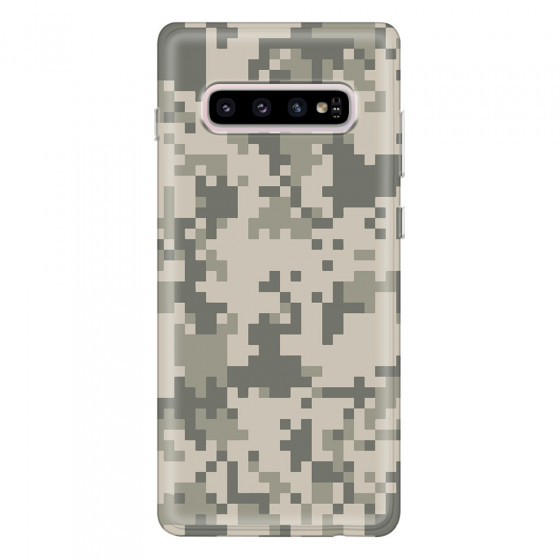 SAMSUNG - Galaxy S10 - Soft Clear Case - Digital Camouflage