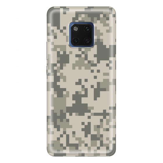 HUAWEI - Mate 20 Pro - Soft Clear Case - Digital Camouflage