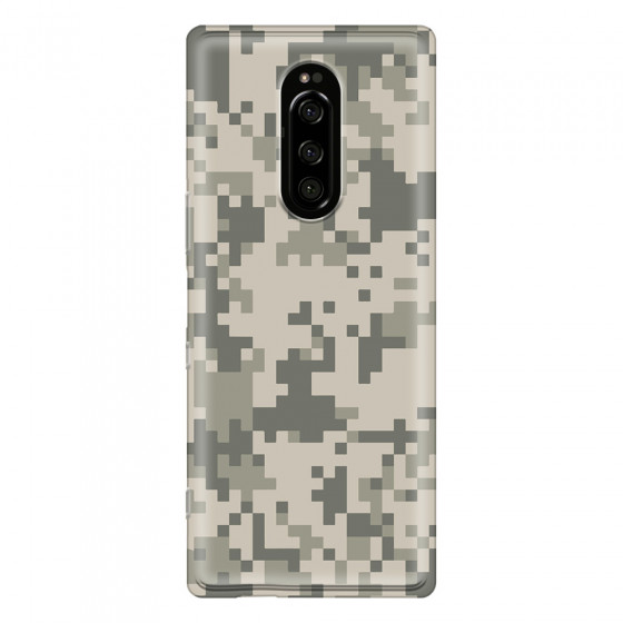 SONY - Sony 1 - Soft Clear Case - Digital Camouflage