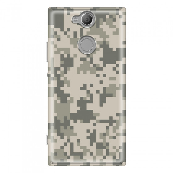 SONY - Sony XA2 - Soft Clear Case - Digital Camouflage