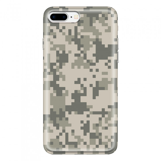 APPLE - iPhone 7 Plus - Soft Clear Case - Digital Camouflage