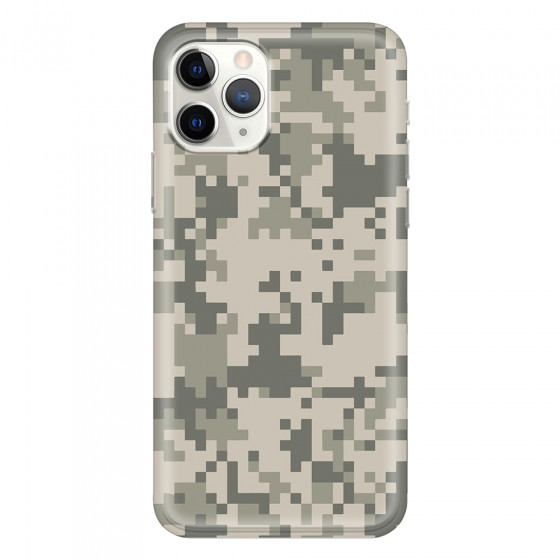 APPLE - iPhone 11 Pro Max - Soft Clear Case - Digital Camouflage