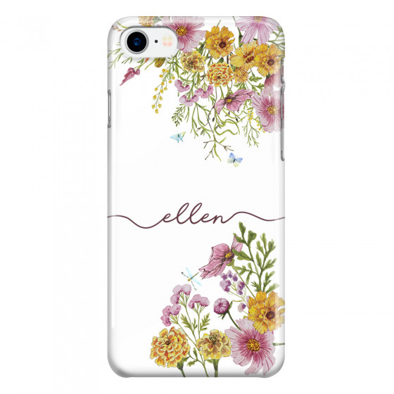 APPLE - iPhone 7 - 3D Snap Case - Meadow Garden with Monogram