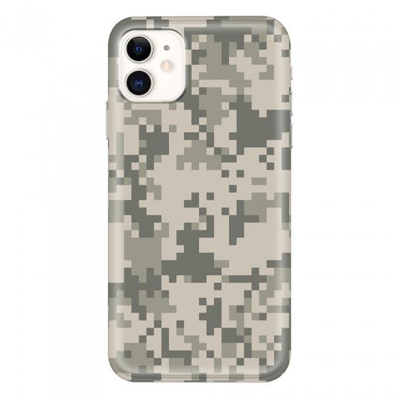 APPLE - iPhone 11 - Soft Clear Case - Digital Camouflage