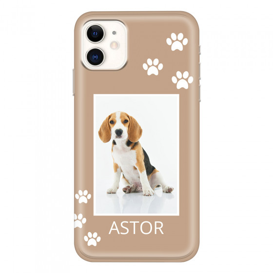 APPLE - iPhone 11 - Soft Clear Case - Puppy