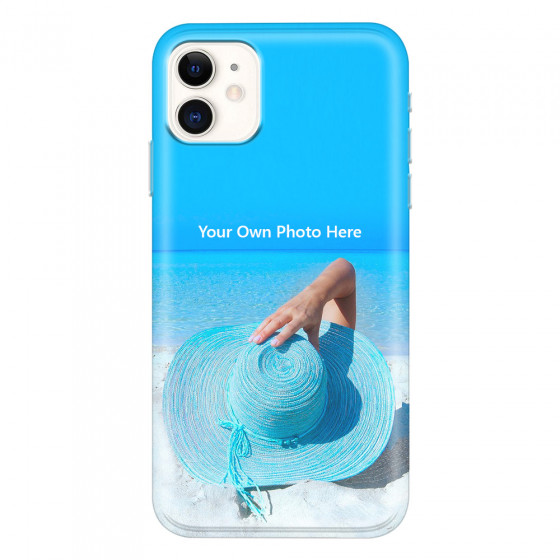 APPLE - iPhone 11 - Soft Clear Case - Single Photo Case
