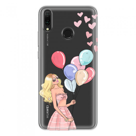HUAWEI - Y9 2019 - Soft Clear Case - Balloon Party