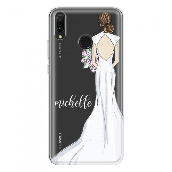 HUAWEI - Y9 2019 - Soft Clear Case - Bride To Be Brunette