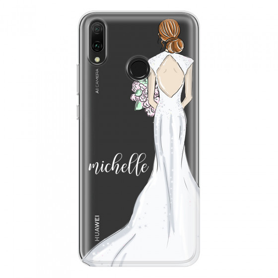 HUAWEI - Y9 2019 - Soft Clear Case - Bride To Be Redhead