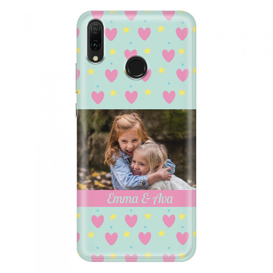 HUAWEI - Y9 2019 - Soft Clear Case - Heart Shaped Photo