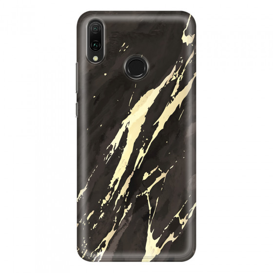HUAWEI - Y9 2019 - Soft Clear Case - Marble Ivory Black