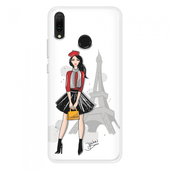 HUAWEI - Y9 2019 - Soft Clear Case - Paris With Love