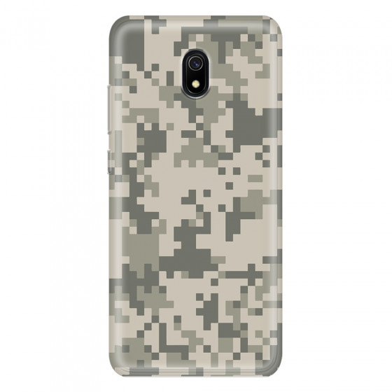 XIAOMI - Redmi 8A - Soft Clear Case - Digital Camouflage