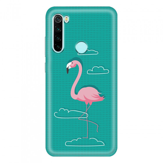 XIAOMI - Redmi Note 8 - Soft Clear Case - Cartoon Flamingo