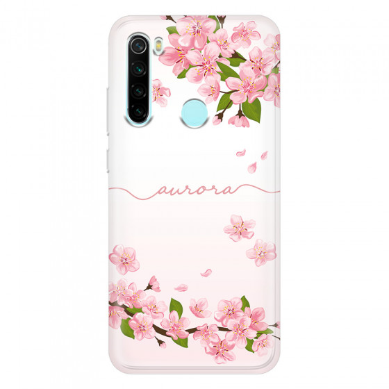 XIAOMI - Redmi Note 8 - Soft Clear Case - Sakura Handwritten