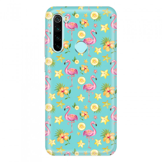 XIAOMI - Redmi Note 8 - Soft Clear Case - Tropical Flamingo I