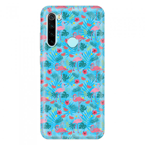 XIAOMI - Redmi Note 8 - Soft Clear Case - Tropical Flamingo IV