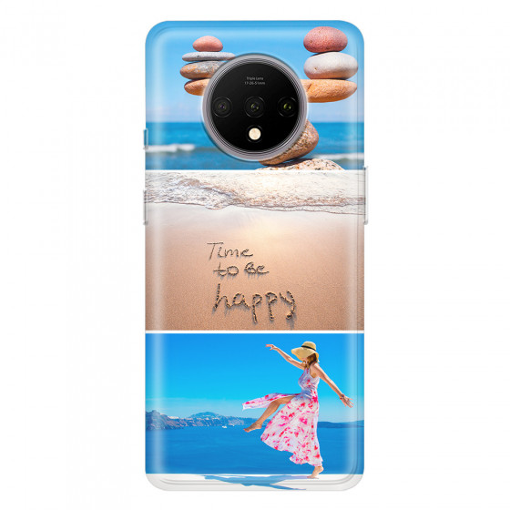 ONEPLUS - OnePlus 7T - Soft Clear Case - Collage of 3