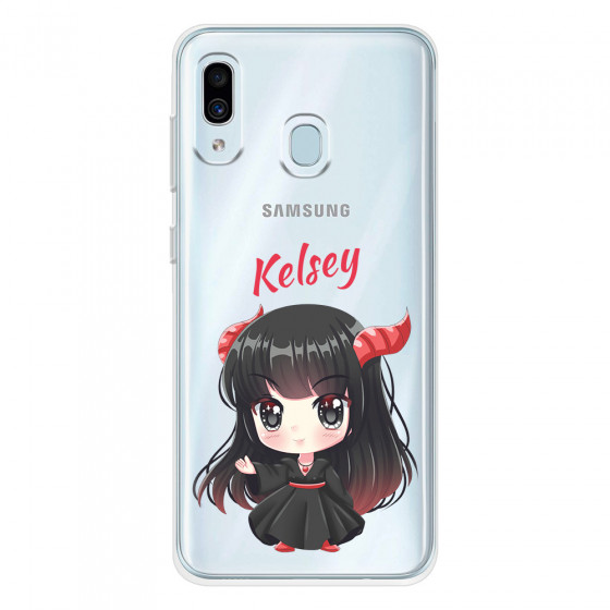 SAMSUNG - Galaxy A20 / A30 - Soft Clear Case - Chibi Kelsey