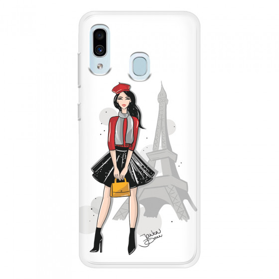 SAMSUNG - Galaxy A20 / A30 - Soft Clear Case - Paris With Love