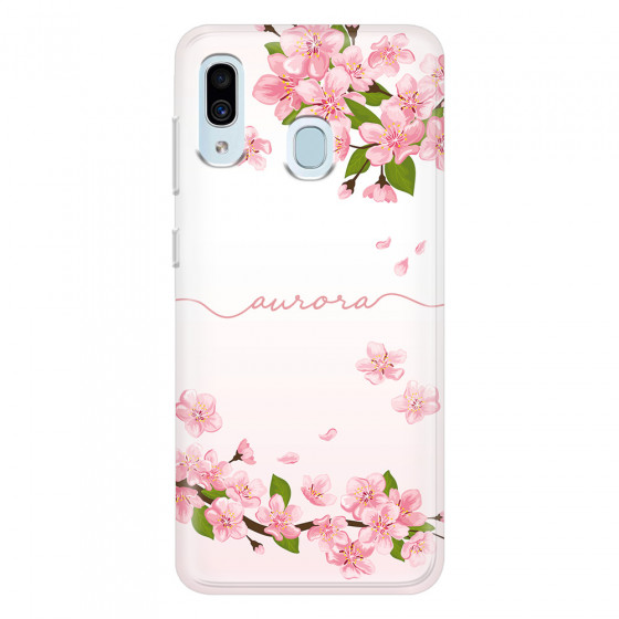 SAMSUNG - Galaxy A20 / A30 - Soft Clear Case - Sakura Handwritten
