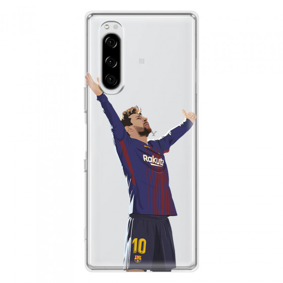 SONY - Sony Xperia 5 - Soft Clear Case - For Barcelona Fans