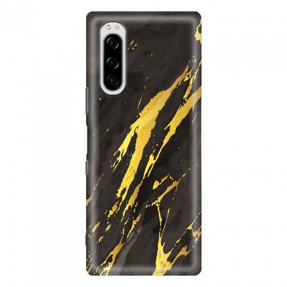 SONY - Sony Xperia 5 - Soft Clear Case - Marble Castle Black