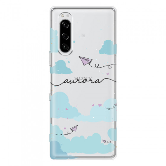 SONY - Sony Xperia 5 - Soft Clear Case - Up in the Clouds