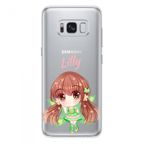 SAMSUNG - Galaxy S8 - Soft Clear Case - Chibi Lilly