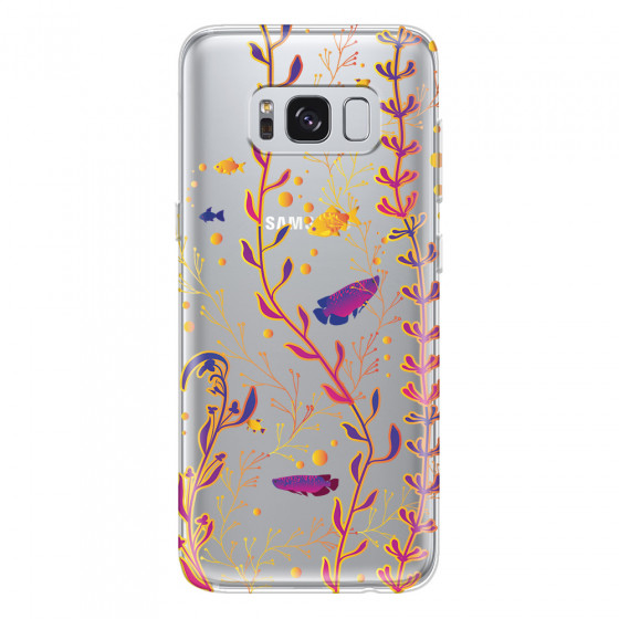 SAMSUNG - Galaxy S8 - Soft Clear Case - Clear Underwater World