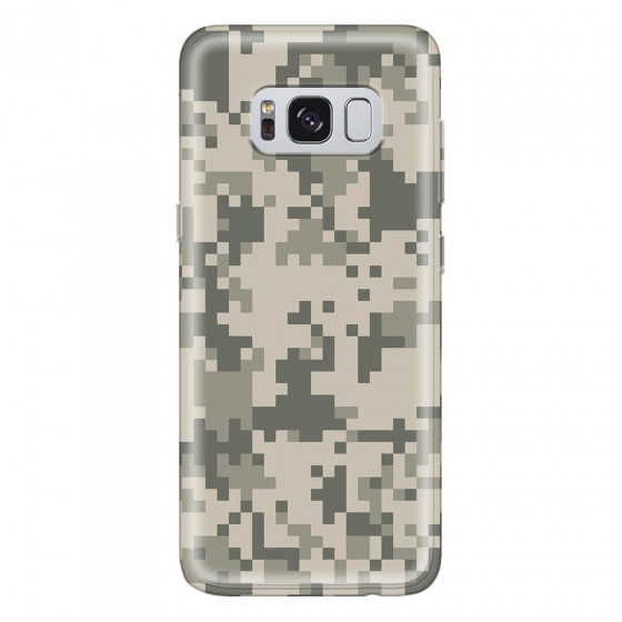 SAMSUNG - Galaxy S8 - Soft Clear Case - Digital Camouflage