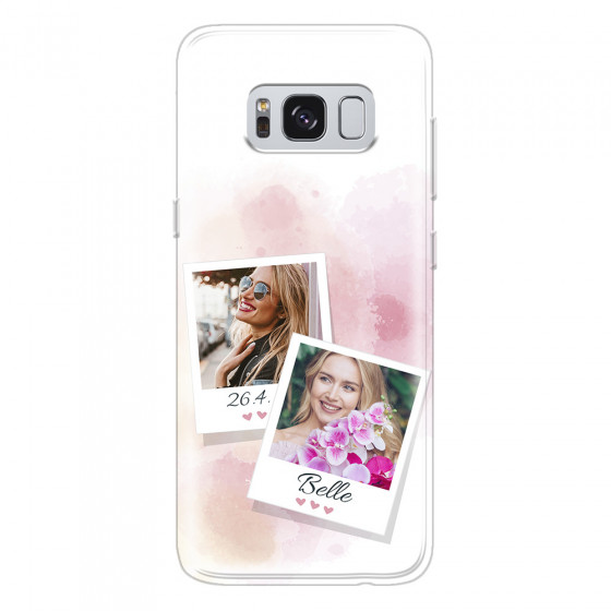 SAMSUNG - Galaxy S8 - Soft Clear Case - Soft Photo Palette