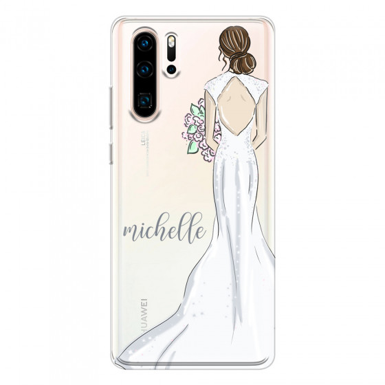 HUAWEI - P30 Pro - Soft Clear Case - Bride To Be Brunette Dark