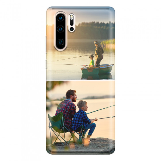 HUAWEI - P30 Pro - Soft Clear Case - Collage of 2
