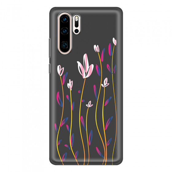 HUAWEI - P30 Pro - Soft Clear Case - Pink Tulips