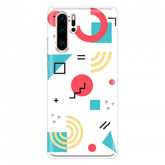 HUAWEI - P30 Pro - Soft Clear Case - Retro Style Series III.