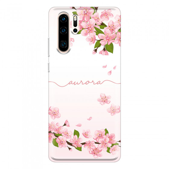 HUAWEI - P30 Pro - Soft Clear Case - Sakura Handwritten
