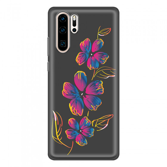 HUAWEI - P30 Pro - Soft Clear Case - Spring Flowers In The Dark