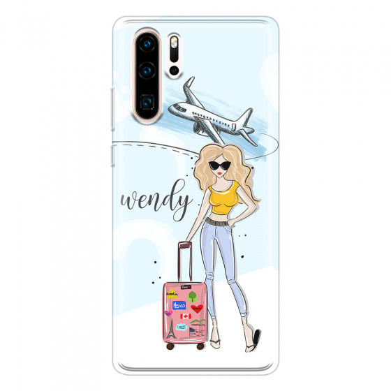 HUAWEI - P30 Pro - Soft Clear Case - Travelers Duo Blonde
