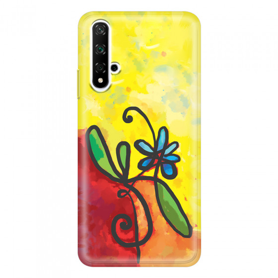 HONOR - Honor 20 - Soft Clear Case - Flower in Picasso Style