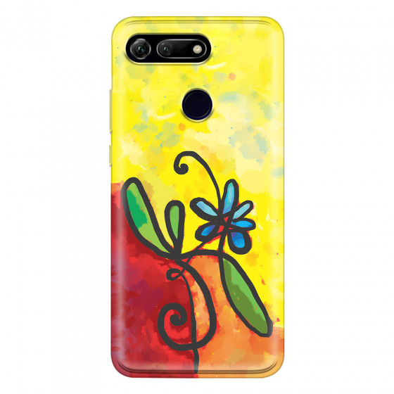 HONOR - Honor View 20 - Soft Clear Case - Flower in Picasso Style