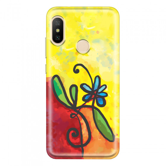 XIAOMI - Mi A2 - Soft Clear Case - Flower in Picasso Style