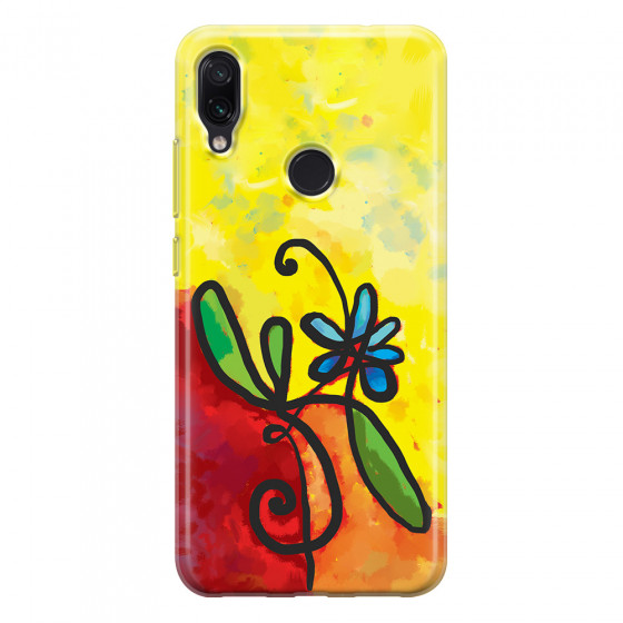 XIAOMI - Redmi Note 7/7 Pro - Soft Clear Case - Flower in Picasso Style